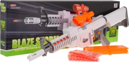 Skum-halvautomatisk blaster BLAZE STORM – hvid