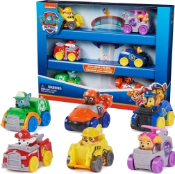 Paw Patrol Pup Squad Racers – sæt med 6 biler med figurer