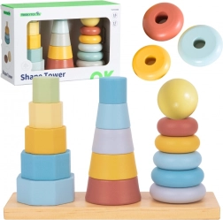 Tooky Toy træ-sorteringstårn – Montessori tre tårne