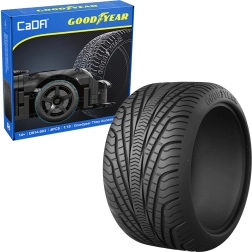 Cada sæt af licenserede GOODYEAR-dæk 1:10 til RC- og statiske modeller, 4 stk.