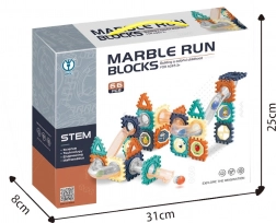 Kuglebane med 66 dele