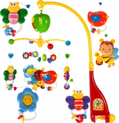 Karrusel med bier og sommerfugle