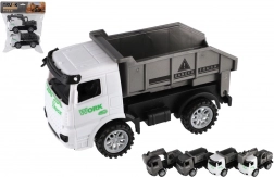 Sæt af byggelastbiler med friktionsdrev