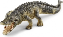 Schleich Wild Life alligator – realistisk plastfigur med bevægelig kæbe
