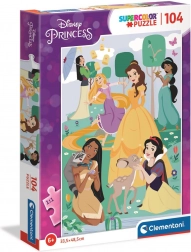 Puslespil CLEMENTONI Disney prinsesser 104 brikker