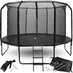 Have-trampolin SKYFLYER 366 cm med sikkerhedsnet og stige