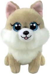 Plysdyr TY hund lysebrun 15 cm