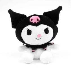 Plysdyr KUROMI 25 cm – kollektion Hello Kitty & Friends