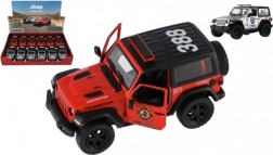 Modelbil Jeep Wrangler Politi 2018 med pullback
