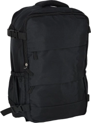 Sort rejserygsæk som håndbagage 45 × 30 cm