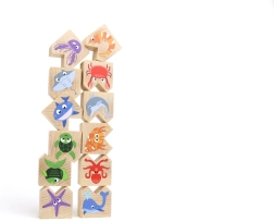 Træ-balanceleg havdyr