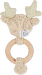 Bieco motorisk legetøj med rangle rådyrkalv