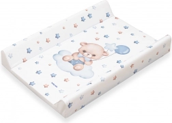 Skiftemåtte BABY MIX bamse 47 × 70 cm blå