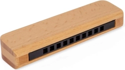 Træmundharmonika Bigjigs Toys – natur