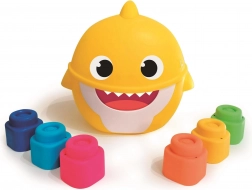 Bløde Clemmy-klodser Baby Shark med spand