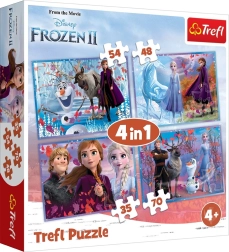 Puslespil 4i1 FROZEN 2 – Rejsen ind i det ukendte