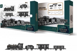 Rygende togsæt med effekter og justerbar bane 135 × 75 cm