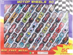 Sæt med metalbiler 50 stk.