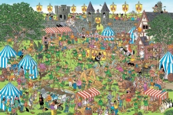 Puzzle Festival Robina Hooda 1500 brikker af Jan van Haasteren