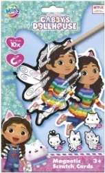 Magnetiske skrabebilleder – Gabbys magiske hus – sæt med 10 stk.