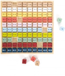 Træ-læringsplade til addition SMALL FOOT