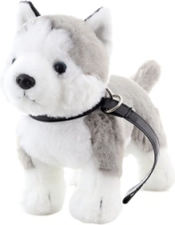 Plysbamse husky med line 25 cm miljøvenlig