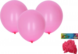 Rosa oppustelige balloner 30 cm - 10 stk.