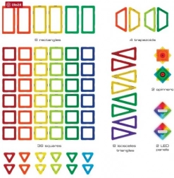 Geosmart magnetisk byggesæt rumstation