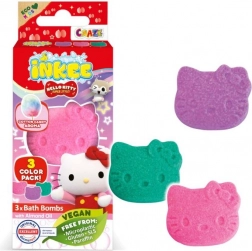Inkee brusende badebomber Hello Kitty mini pakke