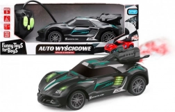 Racer RC-bil Toys for Boys med røgudstødning og LED-underbelysning