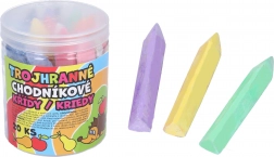 Farvede trekantede fortovskridt 20 stk.