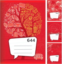 Notesbog A6, linjeret, 40 ark