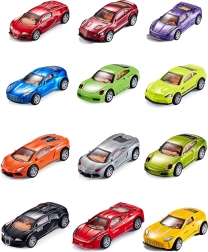 Metalbil med pull-back, 8,5 cm