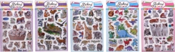 Klistermærker med dyr – mixvarianter