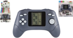 Digital lommekonsol med faldende klodser og LCD-skærm