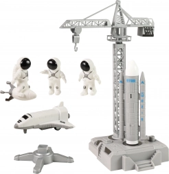 Rumsæt med kran og affyringsrampe