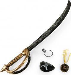 piratsabel med tilbehør til udklædning
