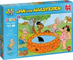 Puzzle JUMBO Jan van Haasteren Junior: Spøgerier ved poolen 150 brikker