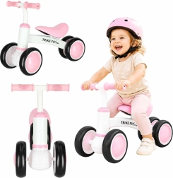 Trike Fix Tiny V2 pink løbecykel til børn med fire hjul