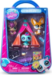 Littlest Pet Shop-pyjamasfest med 3 figurer
