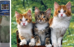 Norimpex Diamantmaleri Katte 30x40 cm