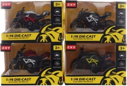 Metal motorcykel med pull-back