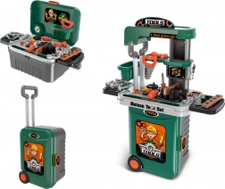 Børnekuffert med værktøj og bord 38 cm