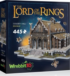 WREBBIT 3D puslespil Ringenes Herre: Den Gyldne Sal Edoras