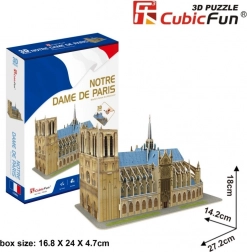 CubicFun 3D puslespil Katedralen Notre‑Dame – 53 brikker