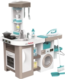 Børnekøkken SMOBY TEFAL Studio med vaskeri 2 i 1