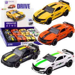 Sportsbil med åbning af døre, drev, lys og lyde