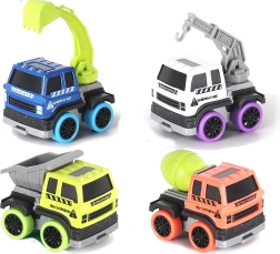 Metalbygge-køretøj 6 cm med pull-back