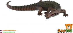 Plastfigur af indisk gavial 17 cm