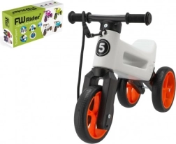 Løbecykel Funny Wheels Rider SuperSport 2-i-1 med rem – Hvid/orange